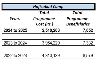 The Hafizabad Project — total cost overview